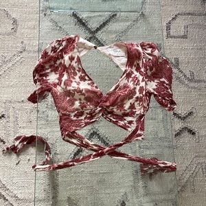 BA&SH backless crop top